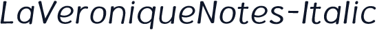 LaVeroniqueNotes-Italic
