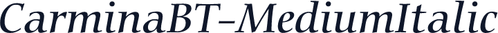 CarminaBT-MediumItalic