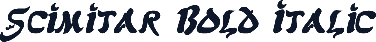 Scimitar Bold Italic