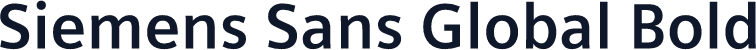 Siemens Sans Global Bold