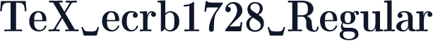 TeX ecrb1728 Regular