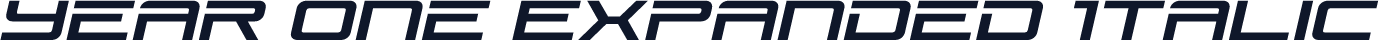 Year One Expanded Italic