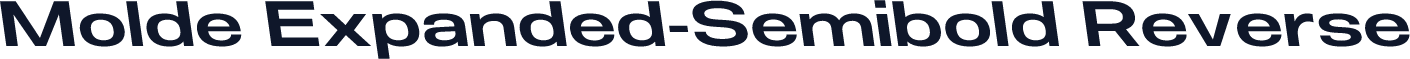 Molde Expanded-Semibold Reverse