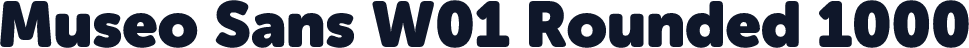Museo Sans W01 Rounded 1000