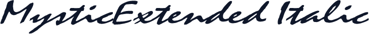 MysticExtended Italic