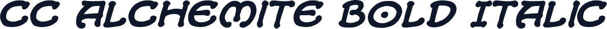 CC Alchemite Bold Italic
