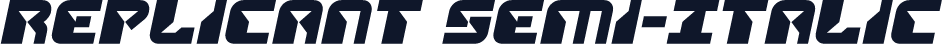 Replicant Semi-Italic