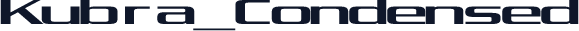 Kubra_Condensed