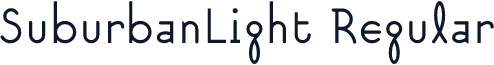 SuburbanLight Regular
