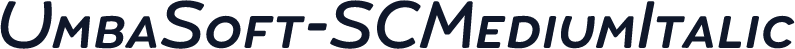 UmbaSoft-SCMediumItalic