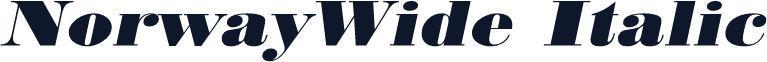 NorwayWide Italic