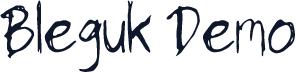Bleguk Demo