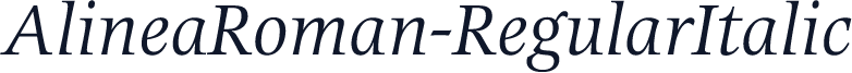 AlineaRoman-RegularItalic
