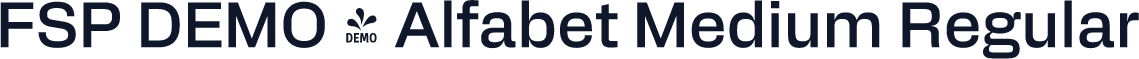 FSP DEMO - Alfabet Medium Regular