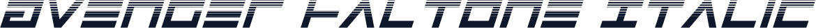 Avenger Haltone Italic