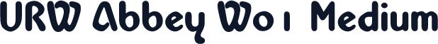 URW Abbey W01 Medium