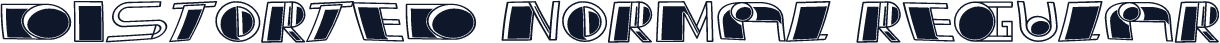 Distorted Normal Regular