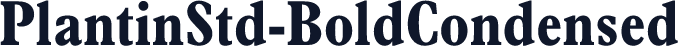 PlantinStd-BoldCondensed