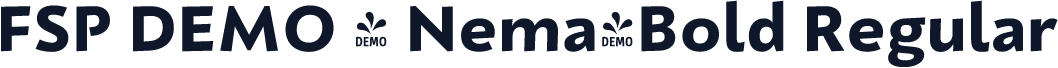FSP DEMO - Nema-Bold Regular