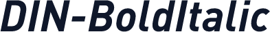 DIN-BoldItalic