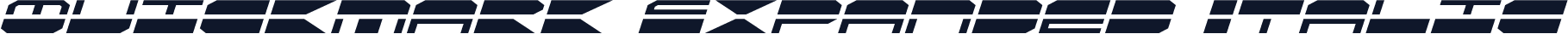 QuickMark Expanded Italic