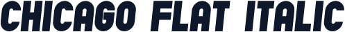 Chicago Flat Italic
