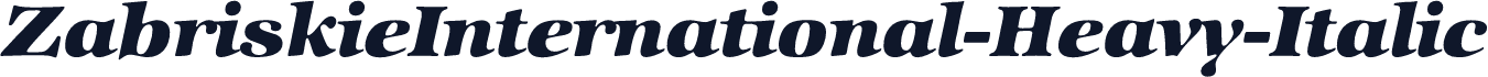 ZabriskieInternational-Heavy-Italic