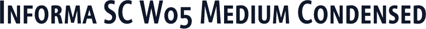 Informa SC W05 Medium Condensed