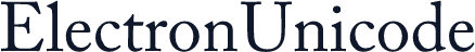 Electron Unicode