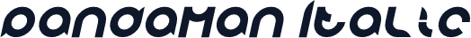 pandaman Italic