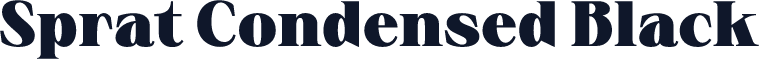Sprat Condensed Black