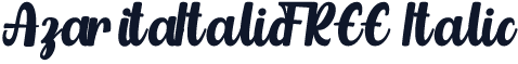 AzaritaItalicFREE-Italic