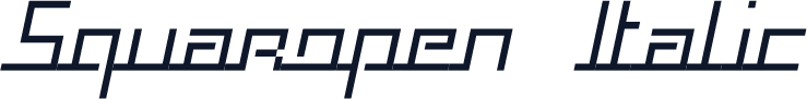 Squaropen Italic