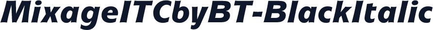 MixageITCbyBT-BlackItalic