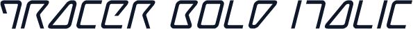Tracer Bold Italic