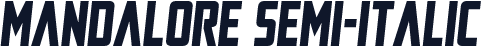 Mandalore Semi-Italic