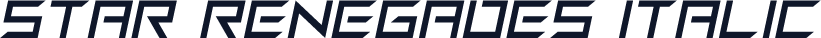 Star Renegades Italic
