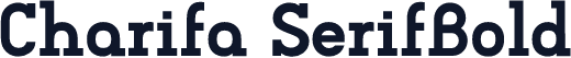 Charifa SerifBold