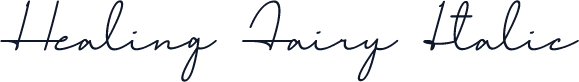 Healing Fairy Italic