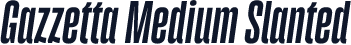 Gazzetta Medium Slanted