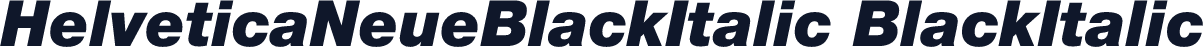 HelveticaNeueBlackItalic BlackItalic