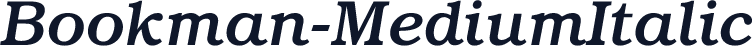 Bookman-MediumItalic