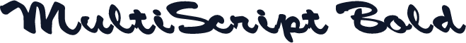 MultiScript Bold