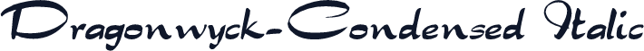 Dragonwyck-Condensed Italic