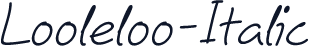 Looleloo-Italic