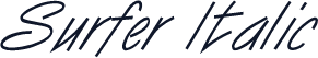 Surfer Italic
