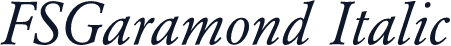 FSGaramond Italic