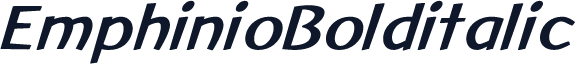 EmphinioBolditalic