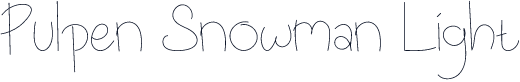 Pulpen Snowman Light