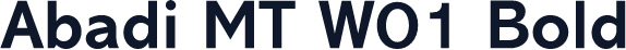 Abadi MT W01 Bold